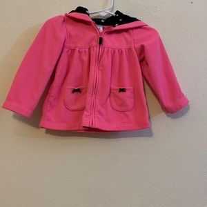 🌺 Carter’s Essential Pink Zippered Fleece Jacket for Infant Baby Girl. 18 months